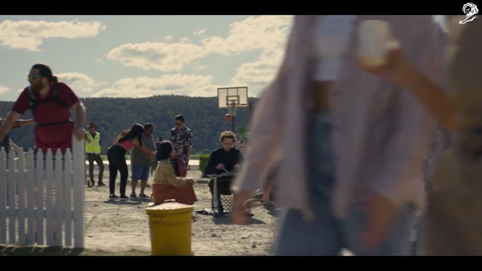Un-Australian (2023), scene 5 at 02:44: The scene cuts to a dystopian, run-down version of "Australia," now populated by only a handful of people.